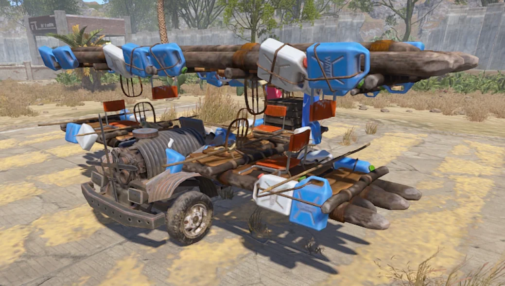 Biplane on Nuke Island
